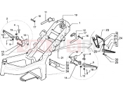 gilera DNA 125 Chassis-Central stand