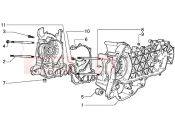 gilera DNA 125 Crankcase