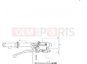 gilera DNA 125 Front brake cylinder