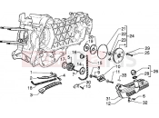 gilera DNA 125 Pump group - Oil pan
