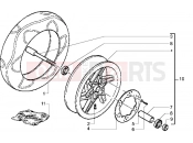 gilera DNA 50 Front wheel