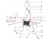 gilera DNA 50 Installation de refroidissement
