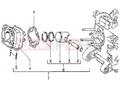 gilera DNA GP Experience Cylinder-piston-wrist pin, assy