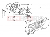 gilera DNA GP Experience Rear wheel shaft