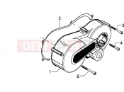 gilera Eaglet automatic Clutch cover