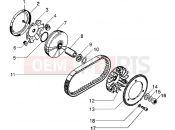 gilera Eaglet automatic Front pulley