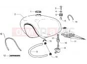 gilera Eaglet automatic üzemanyag tank