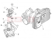 gilera 2007 Fuoco 500 Throttle body - Injector - Induction joint