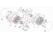 GILERA Fuoco 500 Front wheel