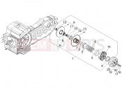 gilera 2011 Fuoco 500 Driven pulley
