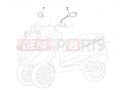 gilera 2011 Fuoco 500 tükör