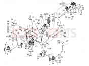gilera 2014 Fuoco 500 Brakes pipes - Calipers