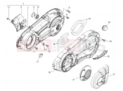 gilera 2014 Fuoco 500 Crankcase cover - Crankcase cooling