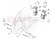 gilera 2014 Fuoco 500 Front headlamps - Turn signal lamps