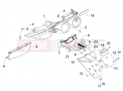 gilera 2014 Fuoco 500 Rear cover - Splash guard