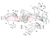 gilera 2014 Fuoco 500 Wheel huosing - Mudguard