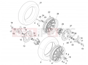 Front wheel - Gilera Fuoco 500 LT 2014