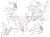 Wheel huosing - Mudguard - Gilera Fuoco 500 LT 2014