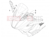 gilera 2007 GP 800 Driving mirror/s