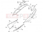 gilera 2007 GP 800 Side cover - Spoiler