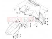 gilera 2007 GP 800 Wheel huosing - Mudguard
