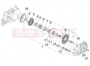 gilera 2008 GP 800 Driven pulley