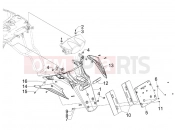 gilera 2009 GP 800 Rear cover - Splash guard