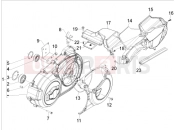 gilera 2010 GP 800 Crankcase cover - Crankcase cooling