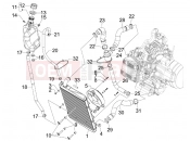 gilera 2011 GP 800 Cooling system