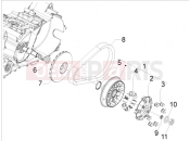 gilera 2011 GP 800 Driving pulley