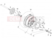 gilera 2011 GP 800 Rear wheel