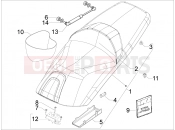 gilera 2011 GP 800 Saddle/seats