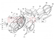 gilera 2009 GP 800 Centenario Crankcase cover - Crankcase cooling