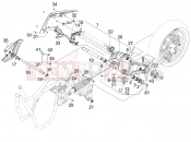 gilera 2009 GP 800 Centenario Rear suspension - Shock absorber/s
