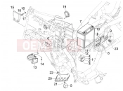 gilera 2009 GP 800 Centenario Remote control switches - Battery - Horn