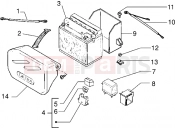 gilera GSM Battery-Relais