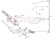 gilera GSM Handlebars component parts