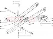 gilera GSM Rear fork