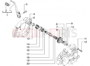 gilera GSM Starting shaft