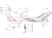 gilera GSM Tank-saddle
