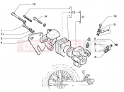 Rear brake caliper - Gilera GSM M.Y. 2001