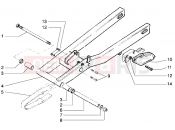 Rear fork - Gilera GSM M.Y. 2001