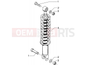Rear suspension - Gilera GSM M.Y. 2001