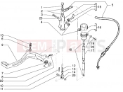 gilera H@k Pedal-master cylinder
