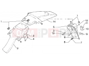 gilera H@k M.Y. 2001 Rear mudguard