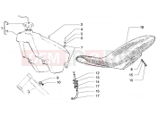 gilera H@k M.Y. 2001 Tank-saddle