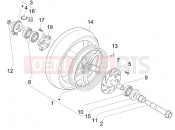 gilera 2007 Nexus 125 Front wheel