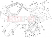gilera 2007 Nexus 125 Rear cover - Splash guard