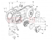 gilera 2008 Nexus 125 Crankcase cover - Crankcase cooling