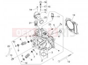 gilera 2008 Nexus 125 Head unit - Valve